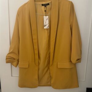 Mustard Yellow Women's Blazer NWT